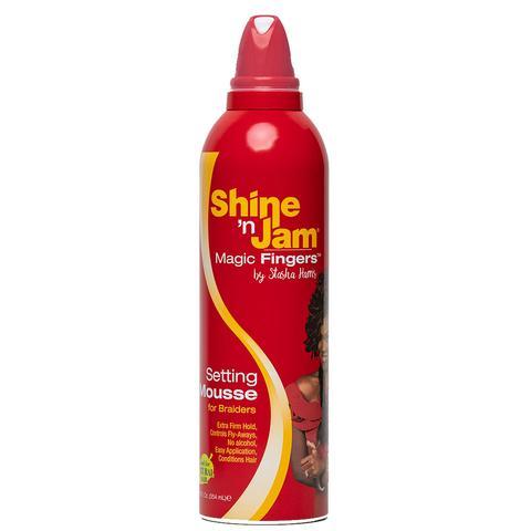 AMPRO SHINE N' JAM MAGIC FINGERS SETTING MOUSSE 12 oz