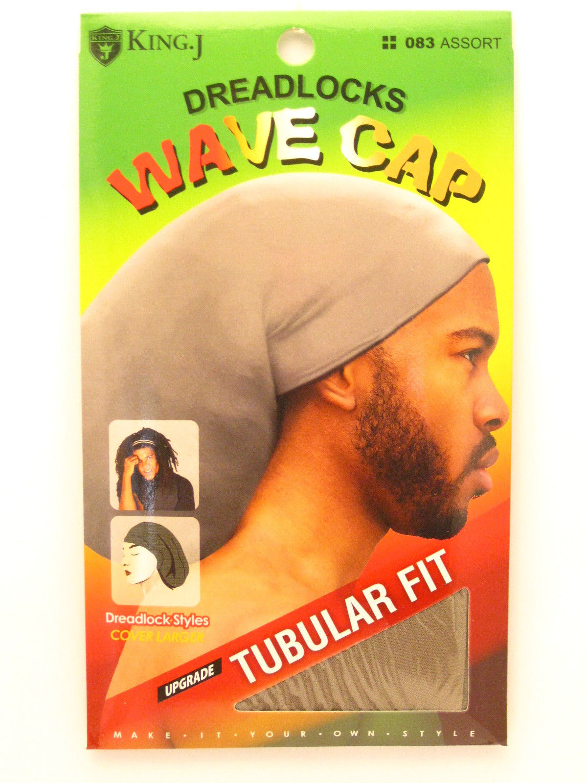 KING J DreadLocks Wave Cap Tubular Fit