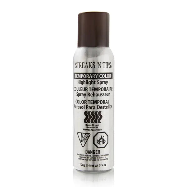 Streaks N Tips Temporary Color Highlight Spray - Burnt Brown