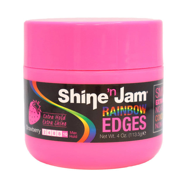 Ampro Shine 'n Jam Rainbow Edges Gel Strawberry 4 oz