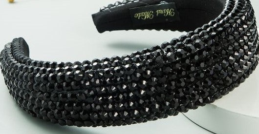 Wide Rhinestone Headbands