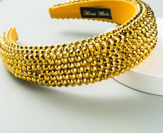 Wide Rhinestone Headbands