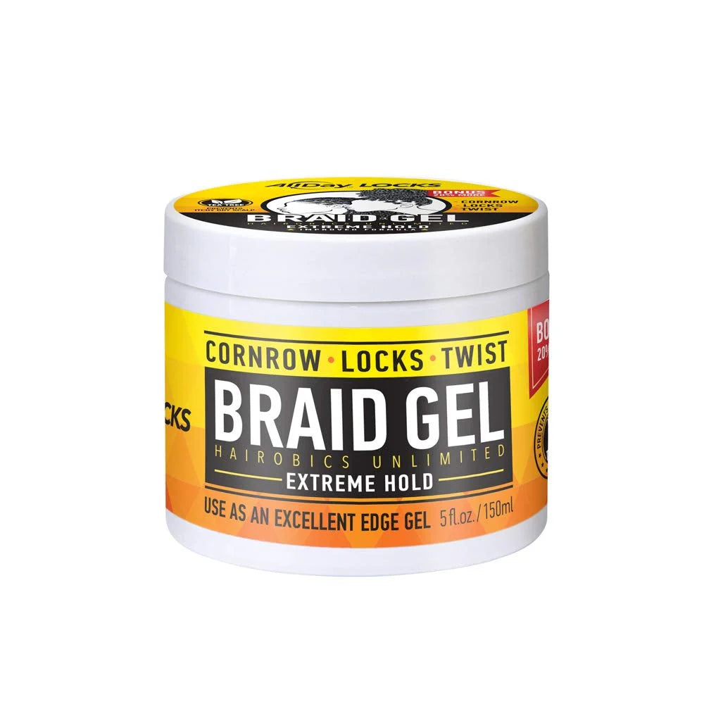 ALLDAY LOCKS BRAID GEL EXTREME HOLD 10 oz