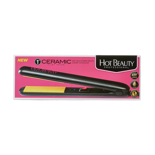 Hot Beauty Ceramic Flat Iron 1"