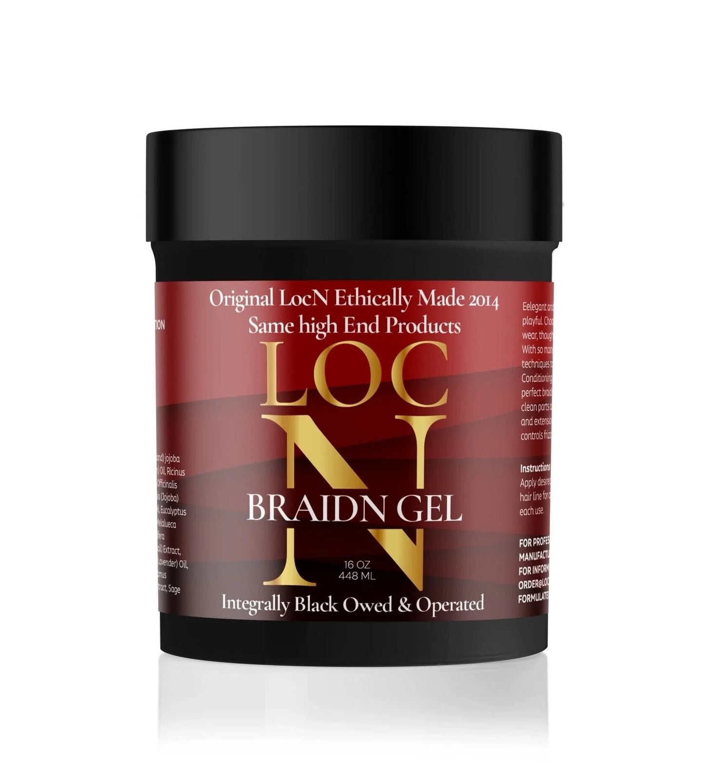 LOC N BRAIDING GEL 16 oz