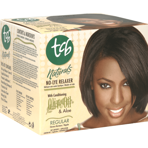 TCB Naturals No-Lye Hair Relaxer Kit Regular w/ Conditioning