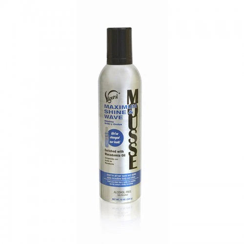 Vigorol Maximum Shine & Wave Foaming Mousse 12 oz