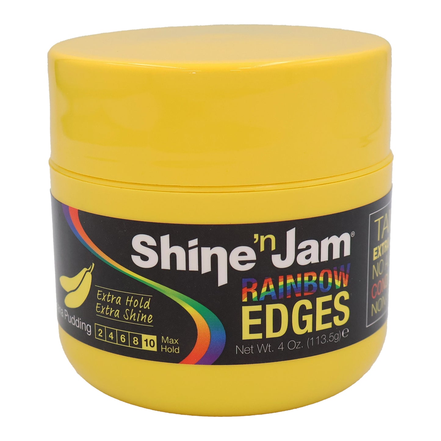 Ampro Shine 'n Jam Rainbow Edges Gel Banana Pudding 4 oz