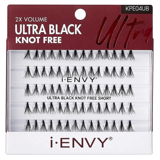 Kiss i-ENVY 2X Volume Ultra Black Knot Free Short