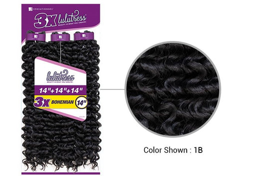 Sensationnel Crochet Braids Lulutress 3X Bohemian 14"