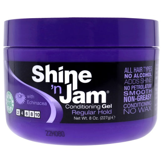 AMPRO SHINE 'N JAM CONDITIONING GEL REGULAR HOLD 8 OZ